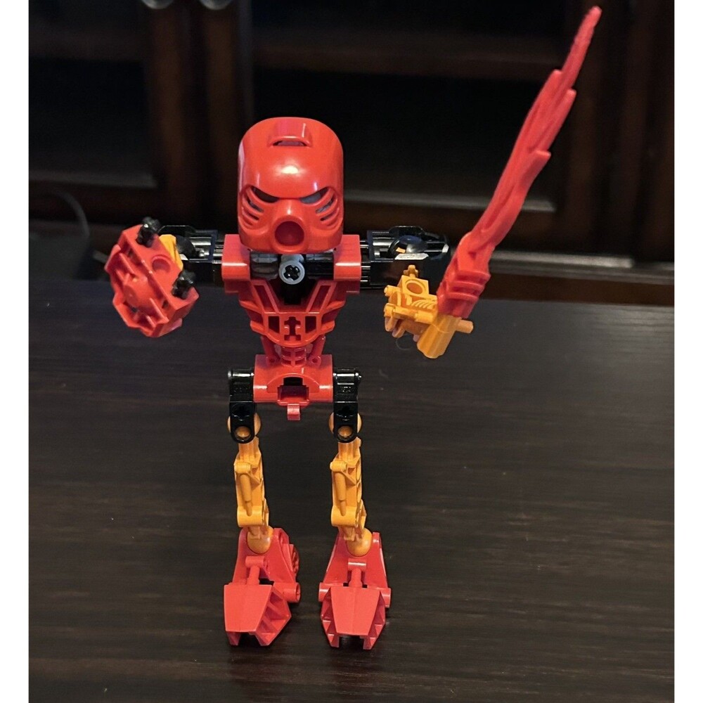 LEGO Bionicle Vintage 2001 Parts Lot Custom Build Toa Tahu Mask 8534 Hau Vakama